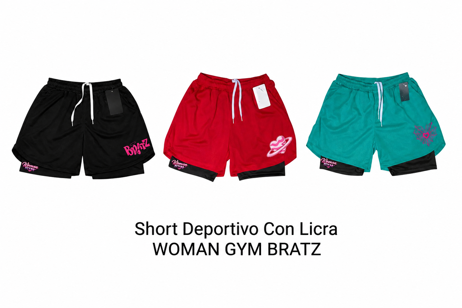 🔥Oferta Especial Paquete 3 Shorts Deportivos Gym Ejercicio Yoga Para Dama Envío Gratis!
